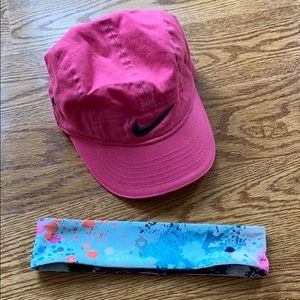 Nike cap & Ivivva headband